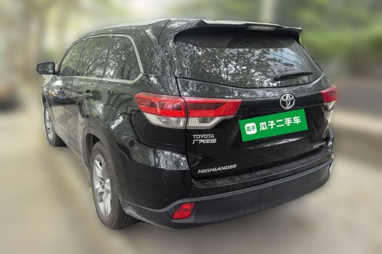 Used Toyota Highlander 2018 2.0T Four-Wheel Drive Prestige Version 7 Seats China V Emission Standard Rear Left 45 Deg