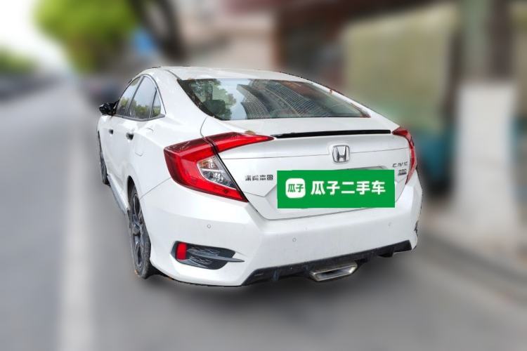 Used Honda Civic 2019 220TURBO CVT Dynamic Edition China VI Emission Standard Rear Left 45 Deg