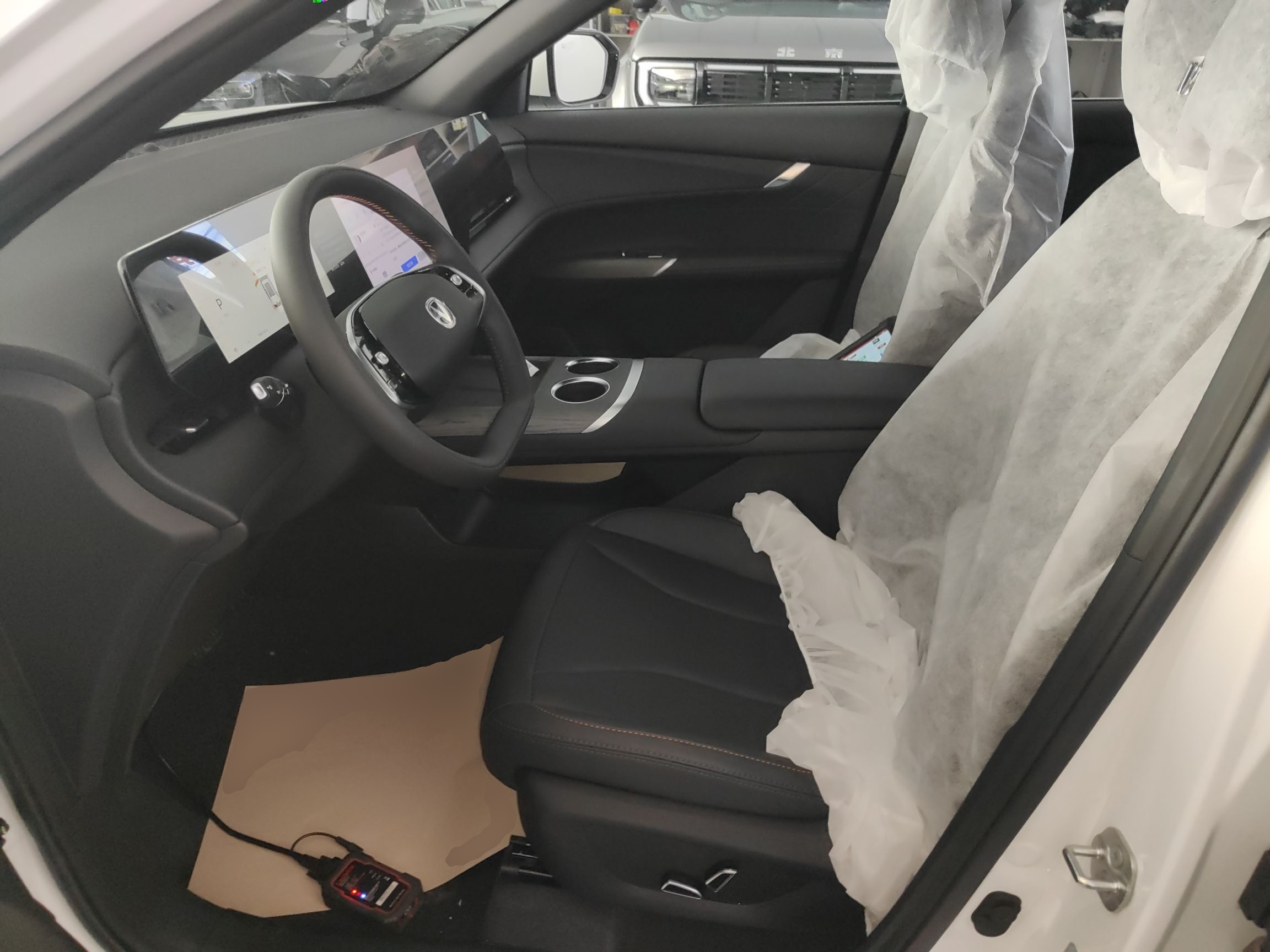 Переднее сиденье в автомобиле