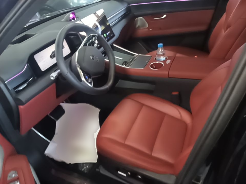 Vordere Reihe im Auto