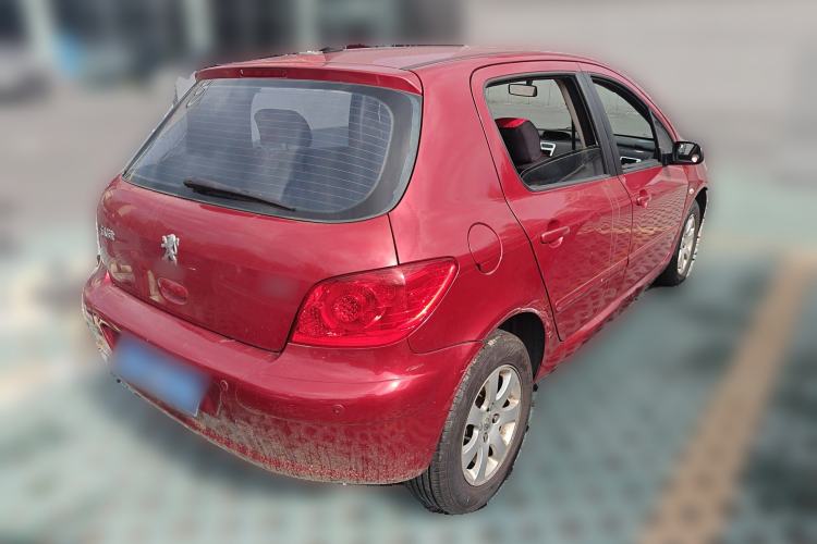 Used Peugeot 307 2008 Hatchback 1.6L Manual Deluxe Edition Rear Right 45 Deg