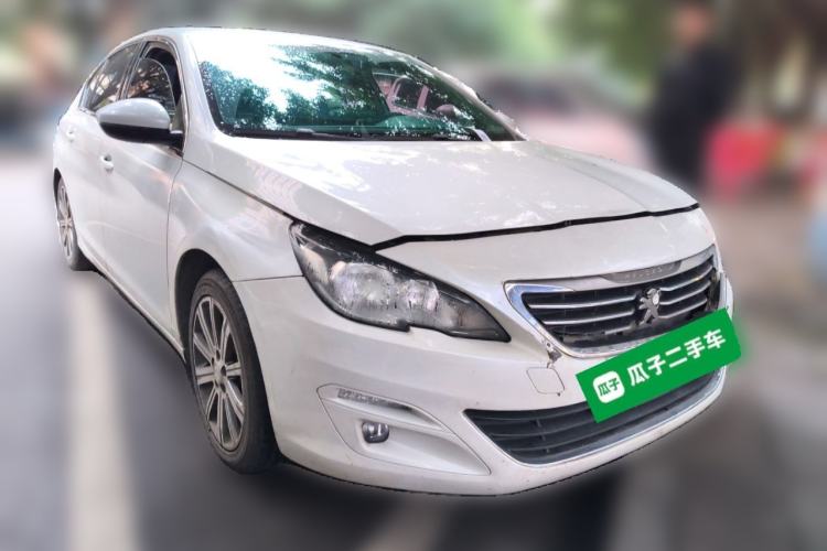 Used Peugeot 408 2018 Revised Version 1.8L Automatic Luxury Edition Front Right 45 Deg