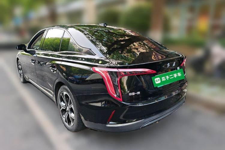 Used Hongqi E-QM5 2021 Online Booking Charging Basic Edition 5 Seats Rear Left 45 Deg