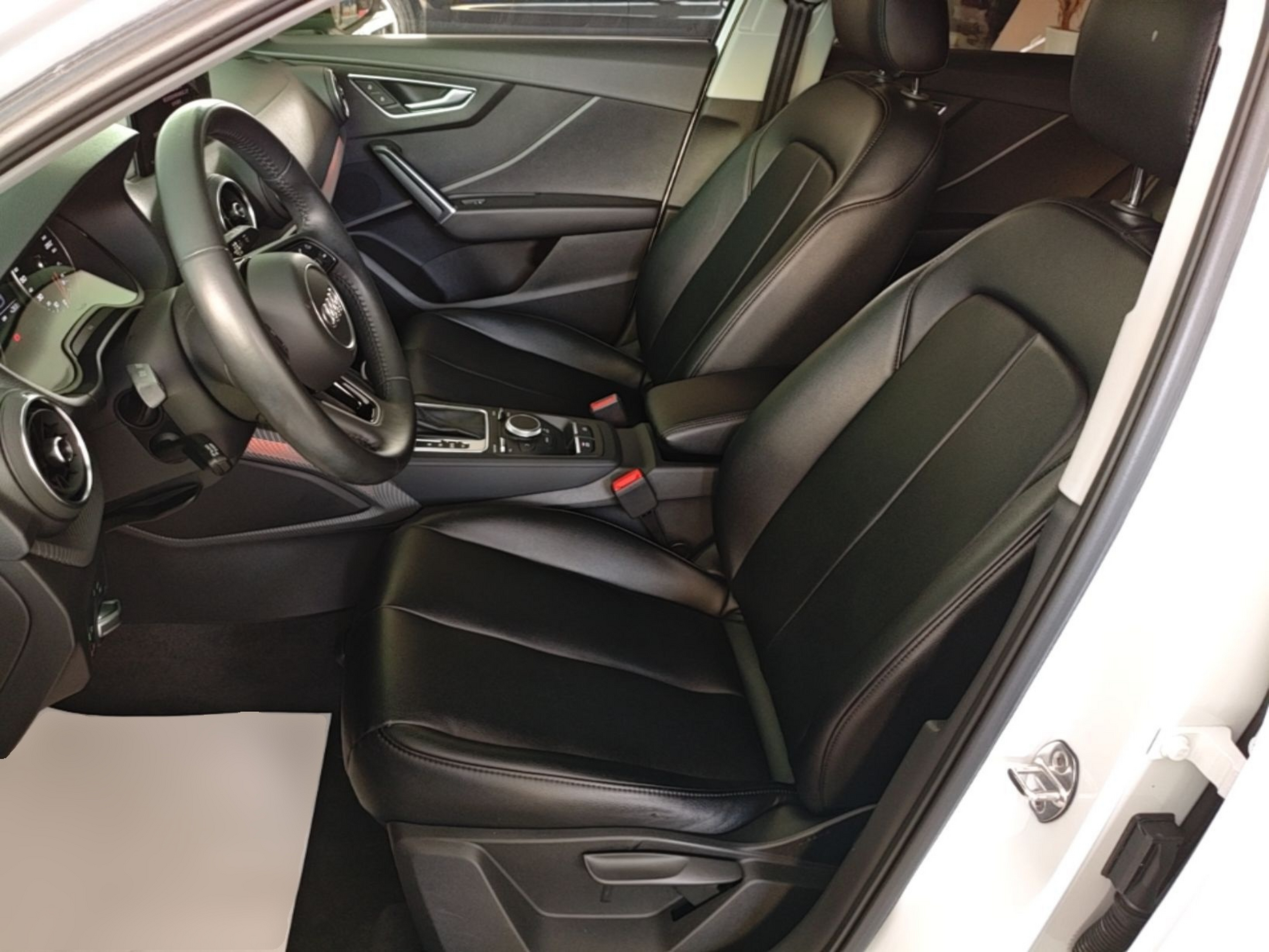 Vordere Reihe im Auto