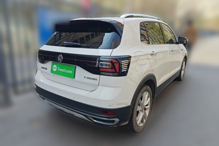 Used Volkswagen T-Cross 2019 1.5L Automatic Comfort Edition Rear Right 45 Deg