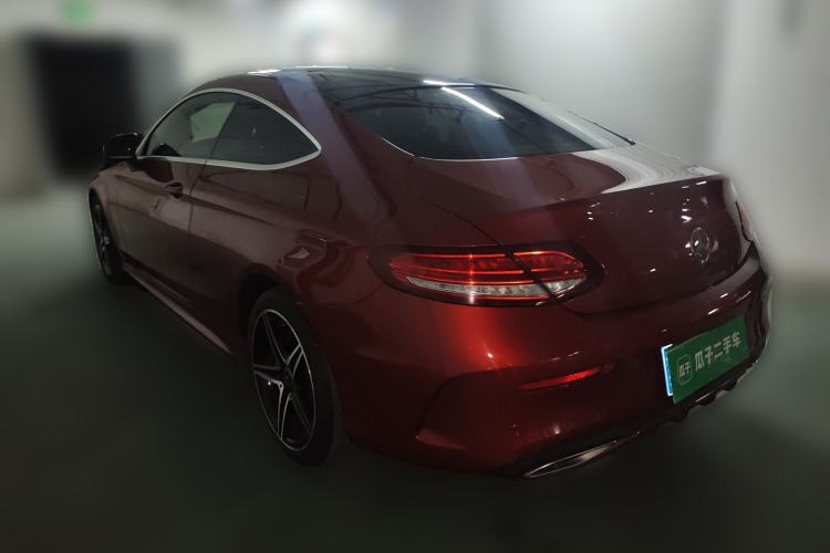 Used Mercedes-Benz C-Class 2018 C 200 Coupe Rear Left 45 Deg