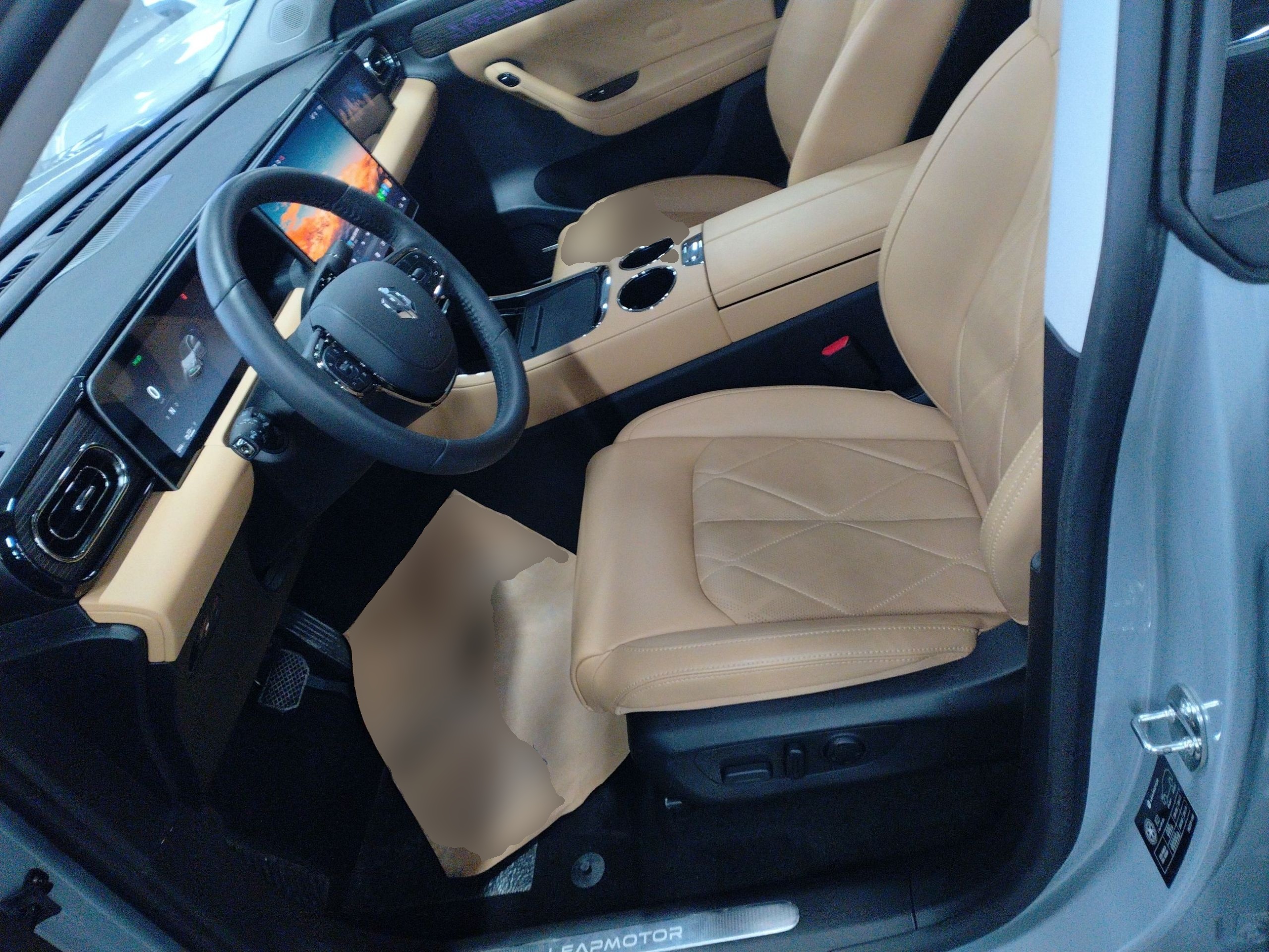 Переднее сиденье в автомобиле