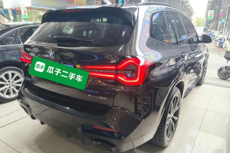 Used BMW X3 2023 xDrive30i Leading Model M Night Edition Package Rear Right 45 Deg