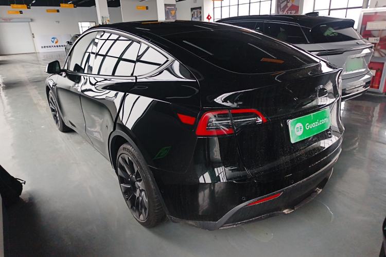 Used Tesla Model Y 2021 Standard Range Rear-Wheel Drive Version Rear Left 45 Deg