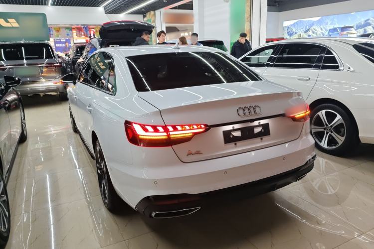 Used Audi A4L 2022 40 TFSI Luxury Dynamic Model Rear Left 45 Deg