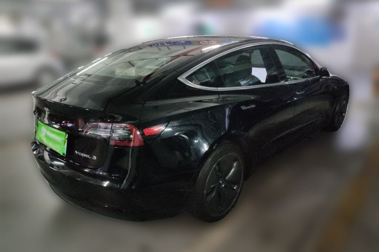 Used Tesla Model 3 2019 Standard Range Rear-Drive Upgraded Version Rear Right 45 Deg