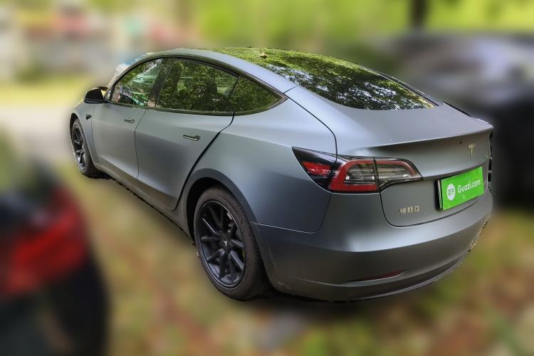Used Tesla Model 3 2019 Standard Range Rear-Drive Upgraded Version Rear Left 45 Deg