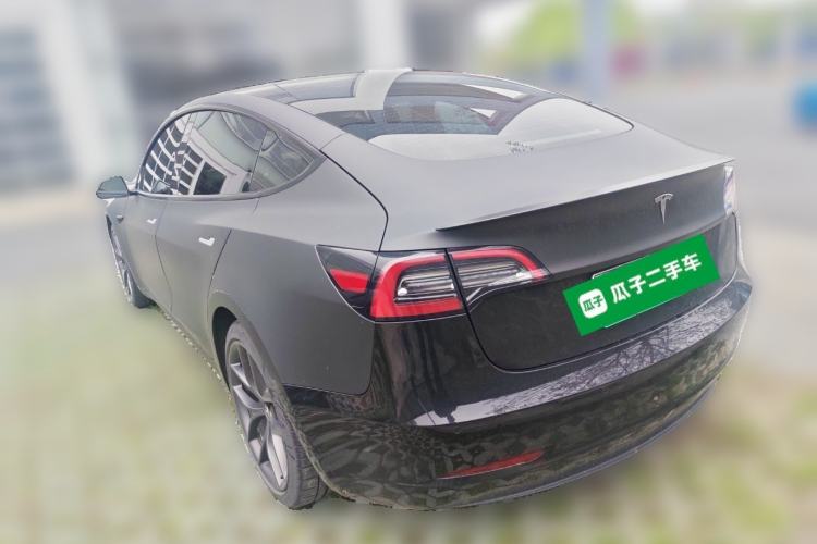 Used Tesla Model 3 2022 Performance High-Performance All-Wheel-Drive Version Rear Left 45 Deg