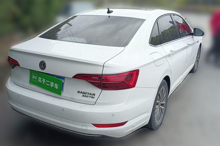 Used Volkswagen Sagitar 2021 280TSI DSG Excellence Edition Rear Right 45 Deg