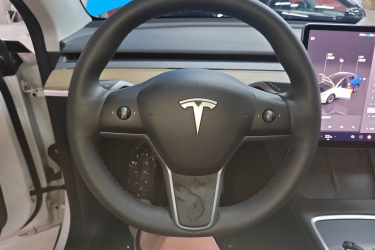 Used Tesla Model Y 2022 Revised Version Rear-Wheel Drive Steering Wheel