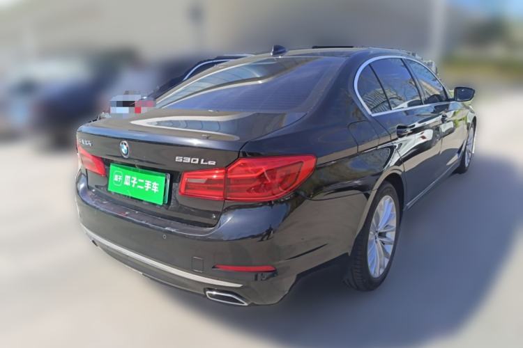 Used BMW 5 Series New Energy 2020 Mileage Upgrade Version 530Le Luxury Package Rear Right 45 Deg