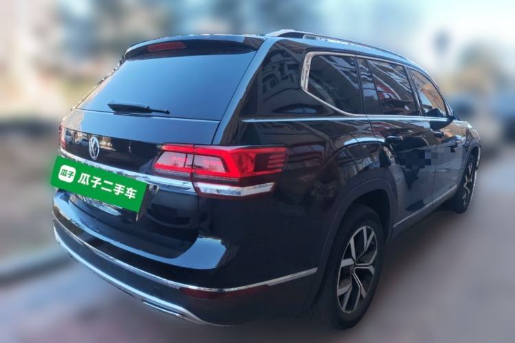 Used Volkswagen Teramont 2017 380TSI Four-Wheel Drive Luxury Edition Rear Right 45 Deg