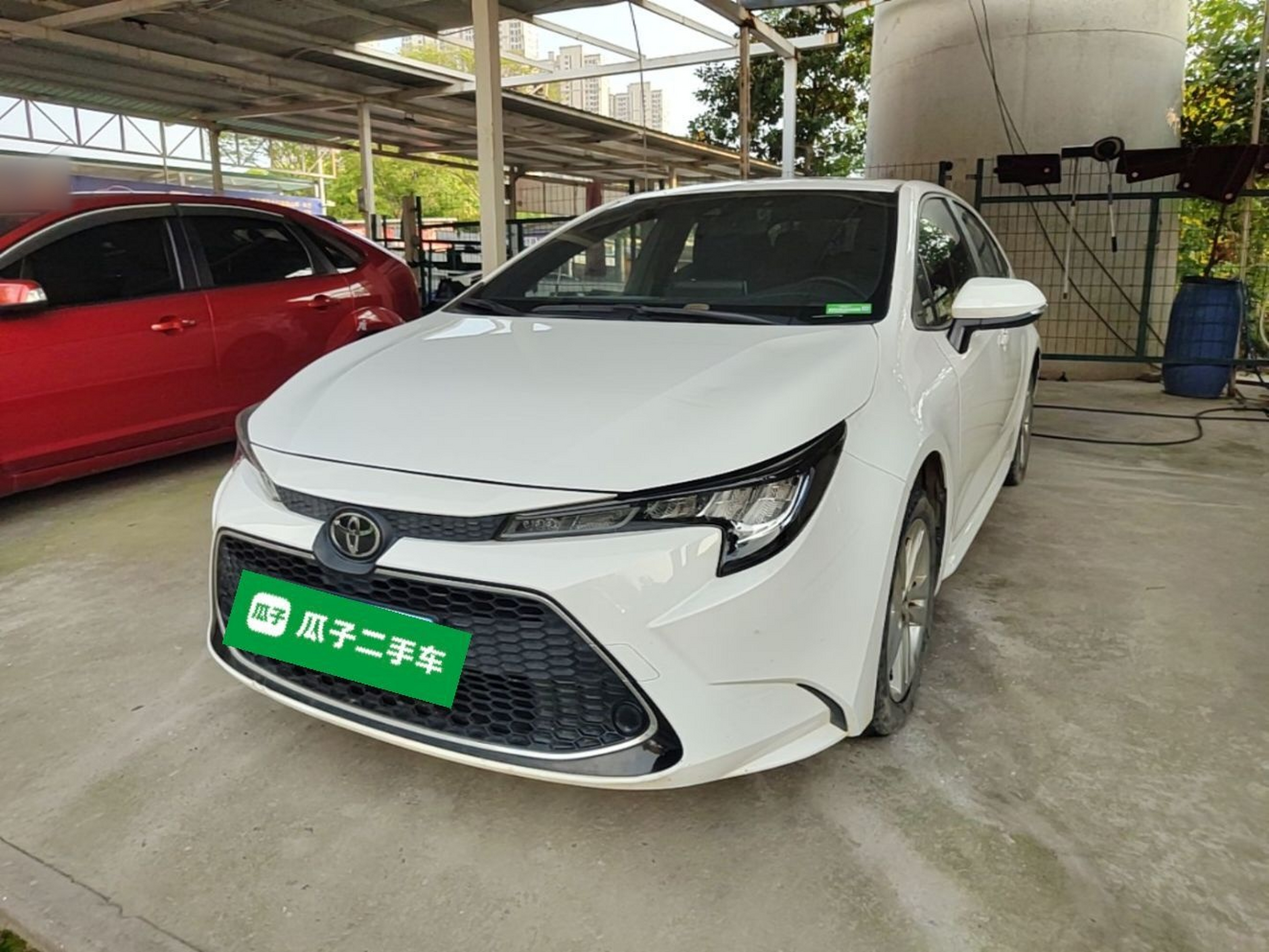 تحت مقدمة السيارة