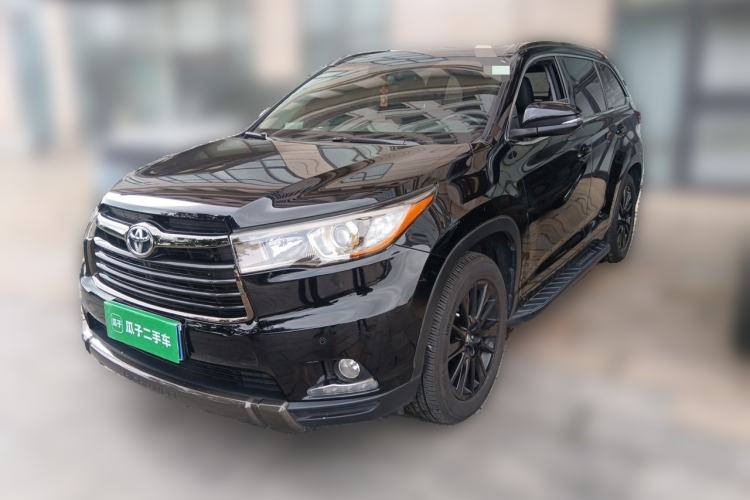 Used Toyota Highlander 2017 2.0T Four-Wheel Drive Black Edition Limited Model