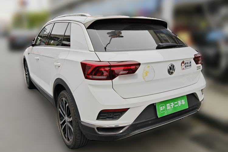 Used Volkswagen T-ROC 2019 280TSI DSG Two-Wheel-Drive Luxury Version China V Emission Standard Rear Left 45 Deg