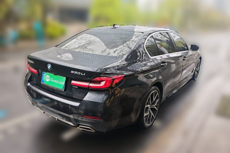 Used BMW 5 Series 2023 530Li Luxury Edition M Sport Package Rear Right 45 Deg