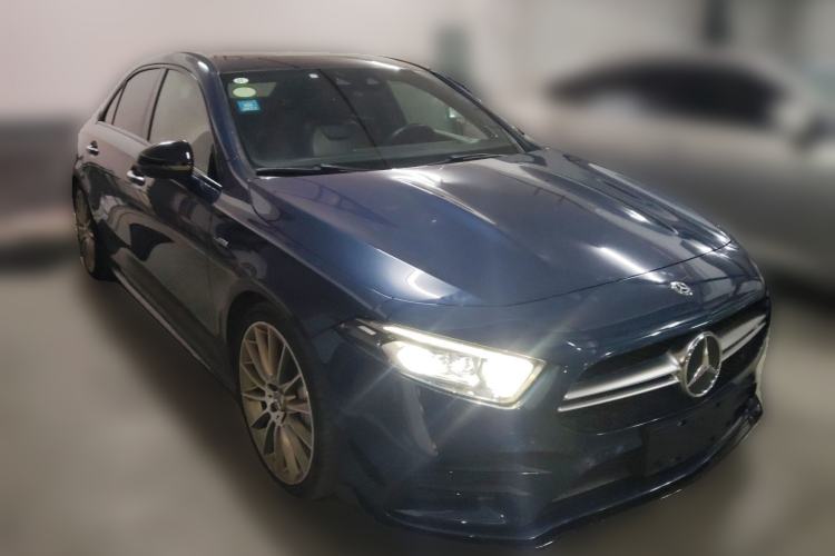 Used Mercedes-Benz A AMG 2019 AMG A 35 L 4MATIC Front Right 45 Deg