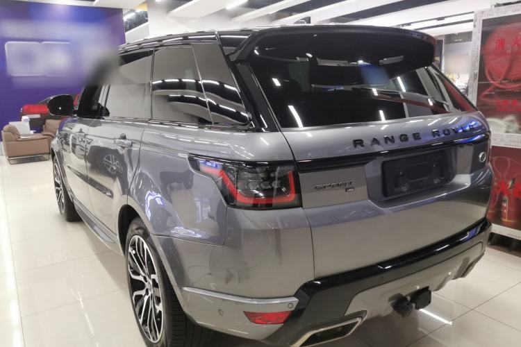 Used Land Rover Range Sport 2021 3.0 L6 YAO Black Edition Rear Left 45 Deg