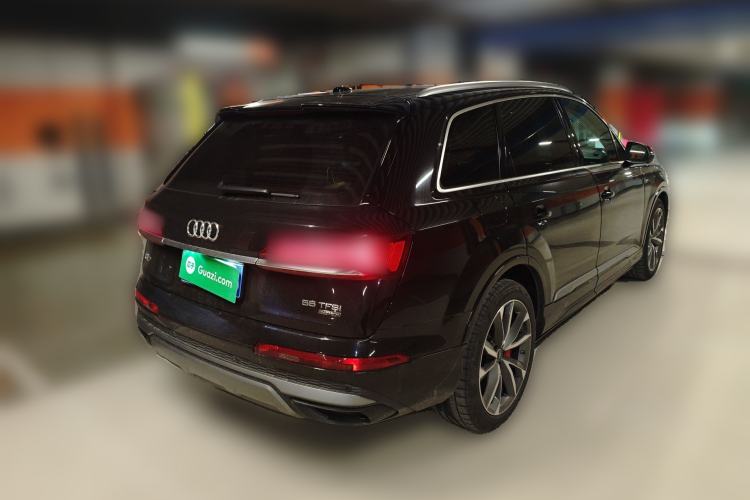 Used Audi Q7 2022 55 TFSI quattro S line Sport model Rear Right 45 Deg