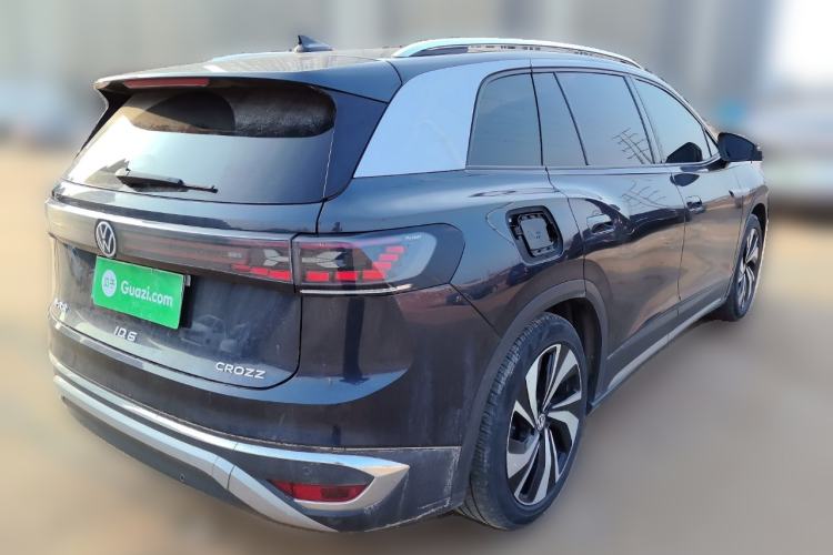 Used Volkswagen ID.6 CROZZ 2021 Long-Range PURE+ Edition Rear Right 45 Deg