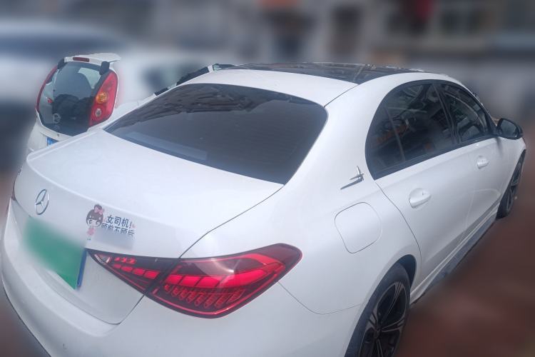 Used Mercedes-Benz C-Class 2022 C 260 L Obsidian Night Sport Edition Rear Right 45 Deg