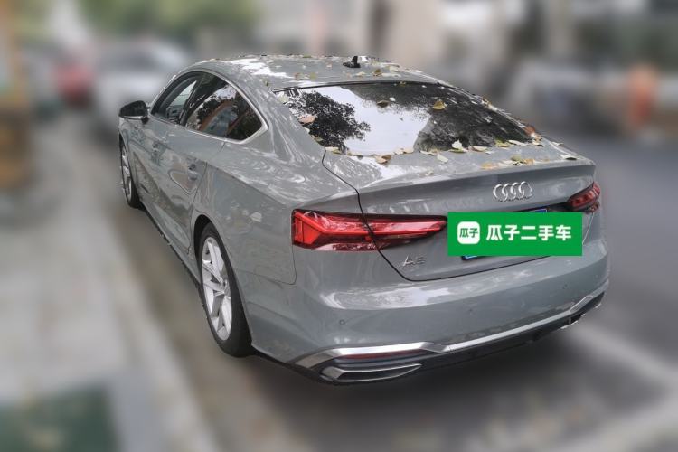 Used Audi A5 2022 Sportback 40 TFSI Fashionable and Dynamic Model Rear Left 45 Deg