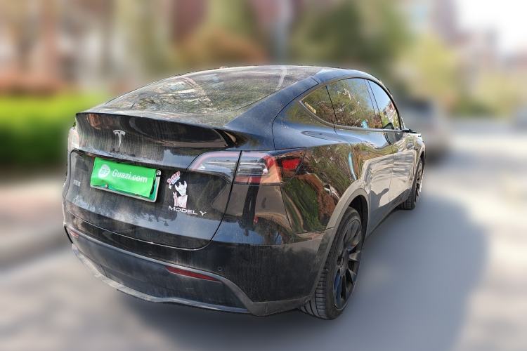 Used Tesla Model Y 2022 Revised Version Long-Range All-Wheel Drive Rear Right 45 Deg