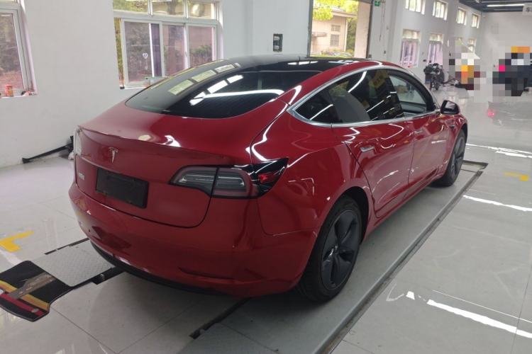 Used Tesla Model 3 2020 Standard Range Rear-Wheel Drive Upgraded Version Rear Right 45 Deg