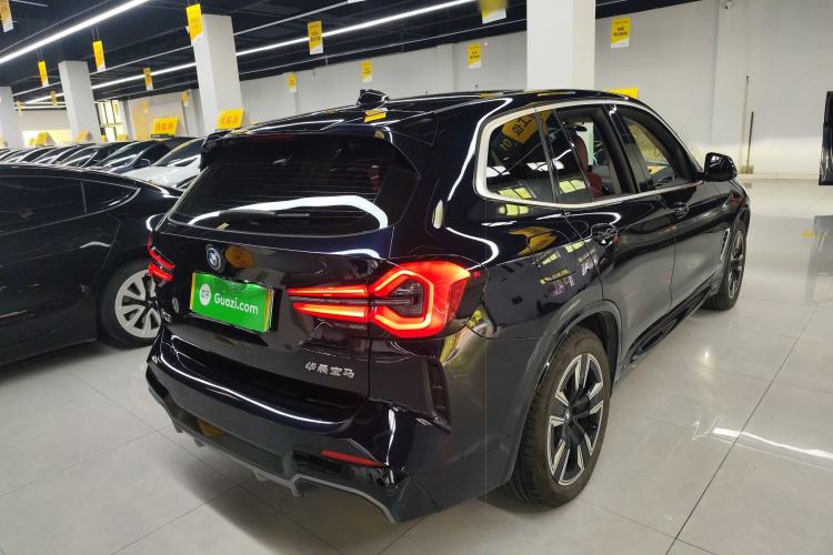 Used BMW iX3 2022 Leading Model Rear Right 45 Deg