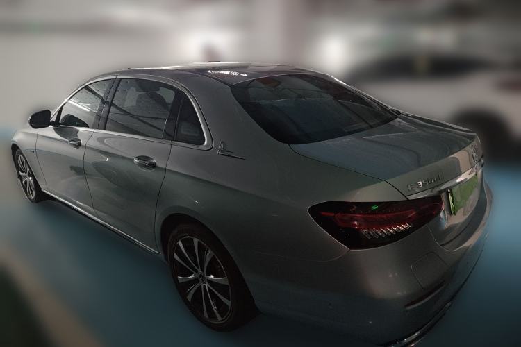 Used Mercedes-Benz E-Class New Energy 2021 E 350 e L Plug-in Hybrid Sedan Rear Left 45 Deg