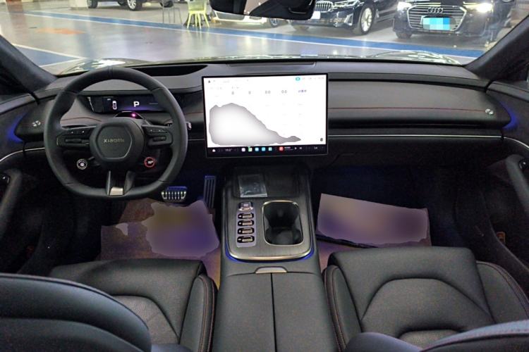 Used Xiaomi Auto SU7 2024 Four-Wheel Drive Ultra-Long Range Advanced Intelligent Driving Max Edition Center Console