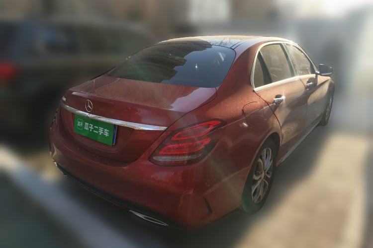 Used Mercedes-Benz C-Class 2015 C 200 L Sport Edition Rear Right 45 Deg