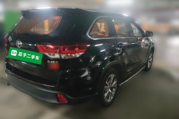 Used Toyota Highlander 2018 2.0T Two-Wheel Drive Elite Edition 5 Seats Emission Standard China V Rear Right 45 Deg
