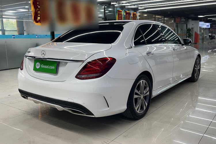 Used Mercedes-Benz C-Class 2015 Revised C 200 L Sport Edition Rear Right 45 Deg