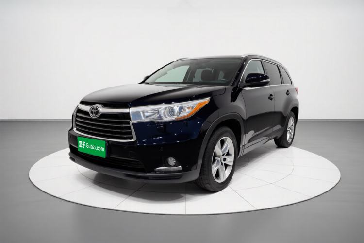 Used Toyota Highlander 2015 2.0T Four-Wheel Drive Ultimate Edition 7-Seater Front Left 45 Deg