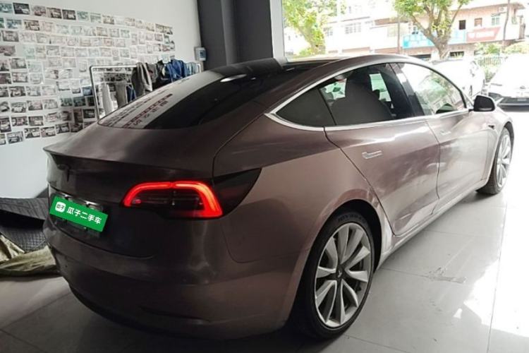 Used Tesla Model 3 2020 Standard Range Rear-Wheel Drive Upgraded Version Rear Right 45 Deg
