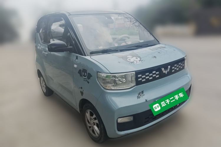 Used Wuling Hongguang MINIEV 2021 Macaron Fashion Model Lithium Iron Phosphate Front Right 45 Deg