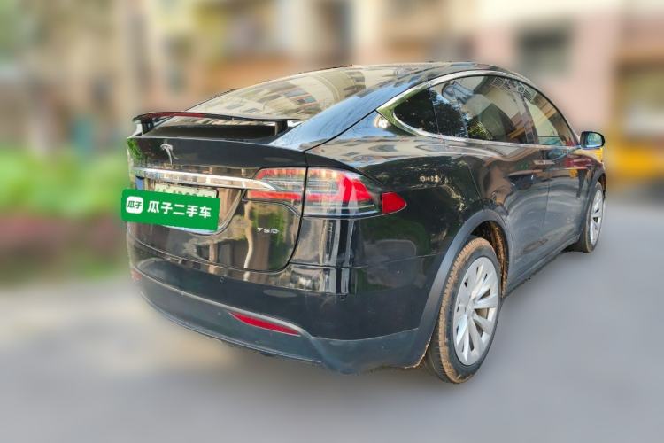 Used Tesla Model X 2016 X 75D Rear Right 45 Deg