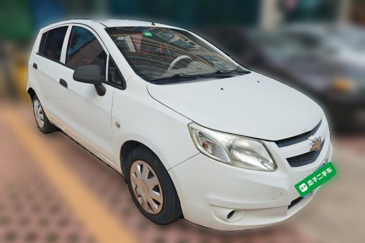 Used Chevrolet Sail 2013 Hatchback 1.2L AMT Ideal Edition Front Right 45 Deg