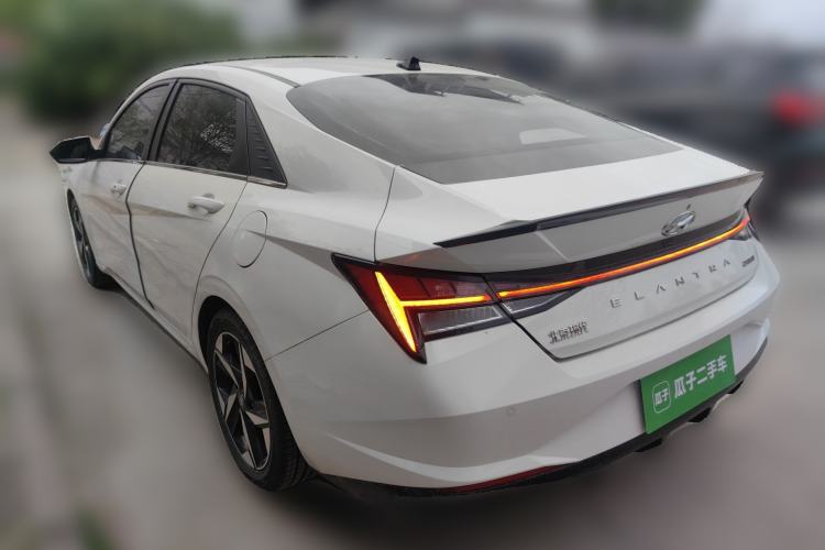 Used Hyundai Elantra 2021 240TGDi DCT LUX Prestige Edition Rear Left 45 Deg