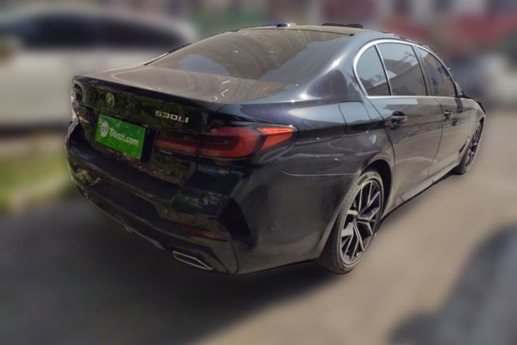 Used BMW 5 Series 2021 530Li Luxury Edition M Sport Package Rear Right 45 Deg