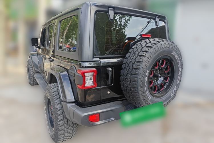 Used Jeep Wrangler 2019 2.0T Sahara 4-Door Version China V Standard Rear Left 45 Deg