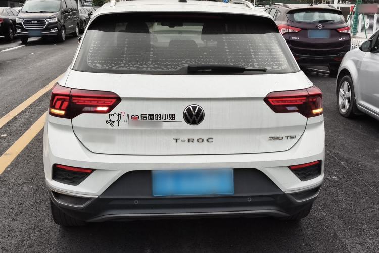 Used Volkswagen T-ROC 2021 280TSI DSG Two-Wheel Drive Comfort Connect Edition Rear