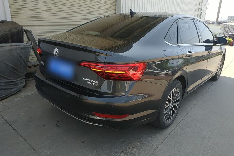 Used Volkswagen Sagitar 2021 280TSI DSG Excellence Edition Rear Right 45 Deg