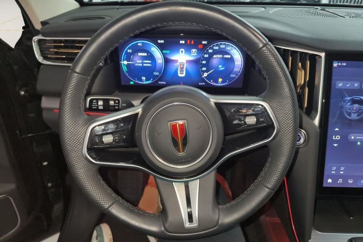 Used Hongqi HS7 PHEV 2024 2.0T PHEV Four-Wheel Drive Flagship Edition 6 Seats Steering Wheel